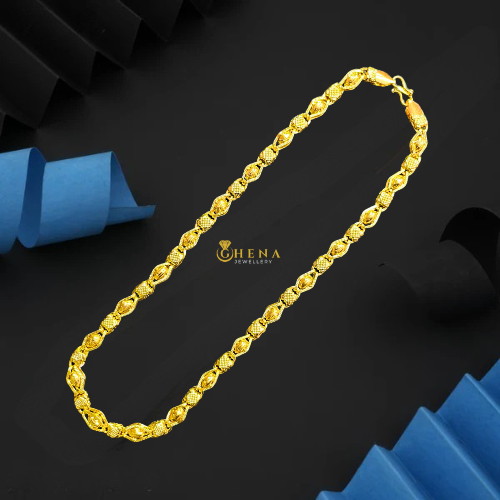 1gm Plated Gold Nawabi chain | Ghena Jewellery