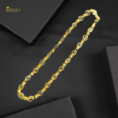 1 Gm Gold Nawabi Chain | Ghena Jewellery