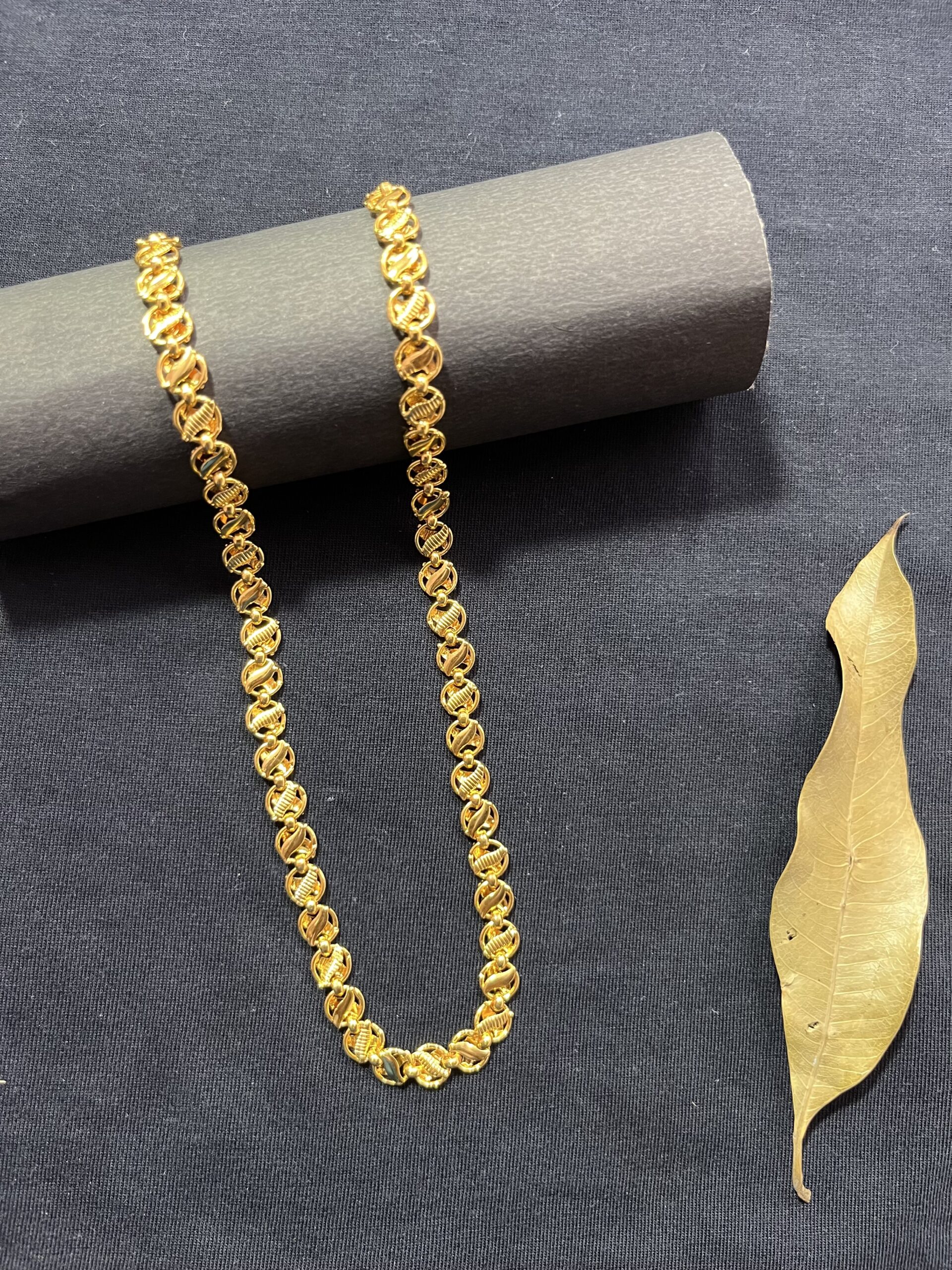 1 Gm Gold Nawabi Chain | Ghena Jewellery - Image 2