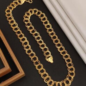 1 Gm Ring Design Gold Chain | Ghena Jewellery